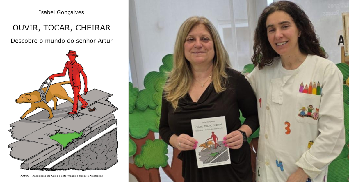 Tereza Vaz com a autora Isabel Gonçalves apresentam o livro que serve de base à iniciativa